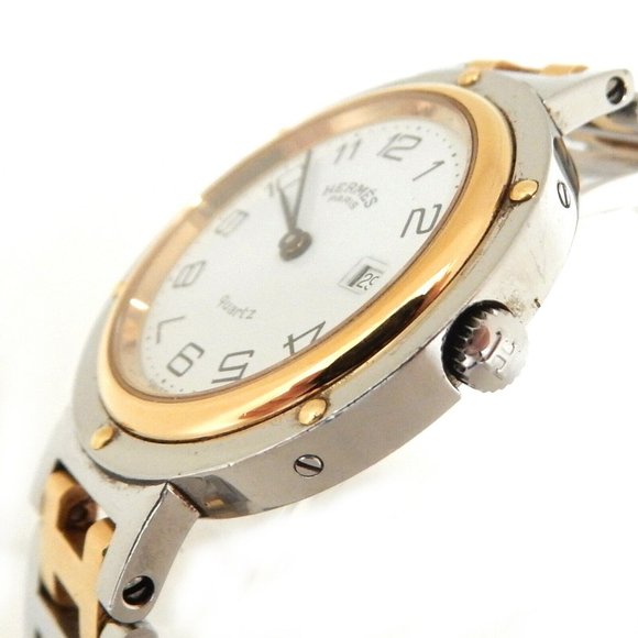 Heure H watch, Medium model, 30 mm | Hermès Canada Hermes Gold Plated 30mm Watch